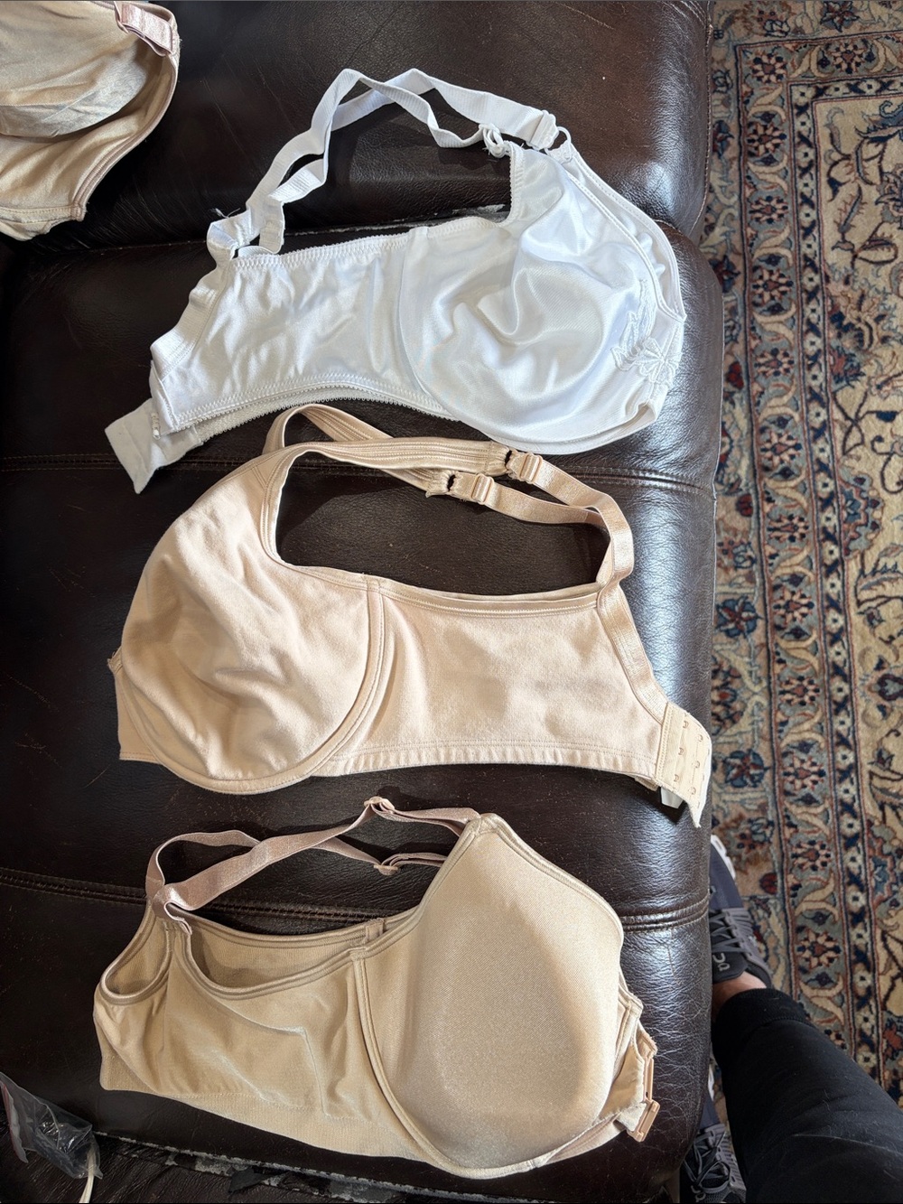 Bali Women’s Bras in White and Nude - Supportive Everyday Styles - 38D All $35